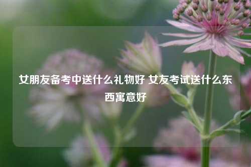 女朋友备考中送什么礼物好 女友考试送什么东西寓意好