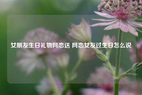 女朋友生日礼物网恋送 网恋女友过生日怎么说